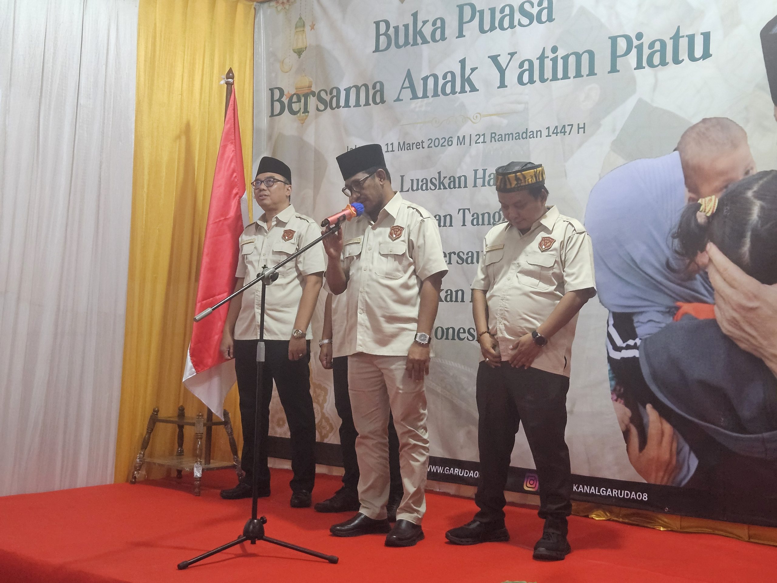 Ketua Umum Garuda 08 Ajak Muliakan Anak Yatim dalam Buka Puasa Bersama
